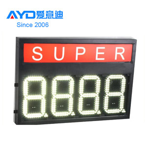 Hotcake 16inch 7 đoạn <span class=keywords><strong>LED</strong></span> hiển thị điện tử thẻ tín dụng thường xuyên không dây Wifi trạm xăng giá <span class=keywords><strong>LED</strong></span> Đồng Hồ thời gian dẫn đăng ký - Product Image 6