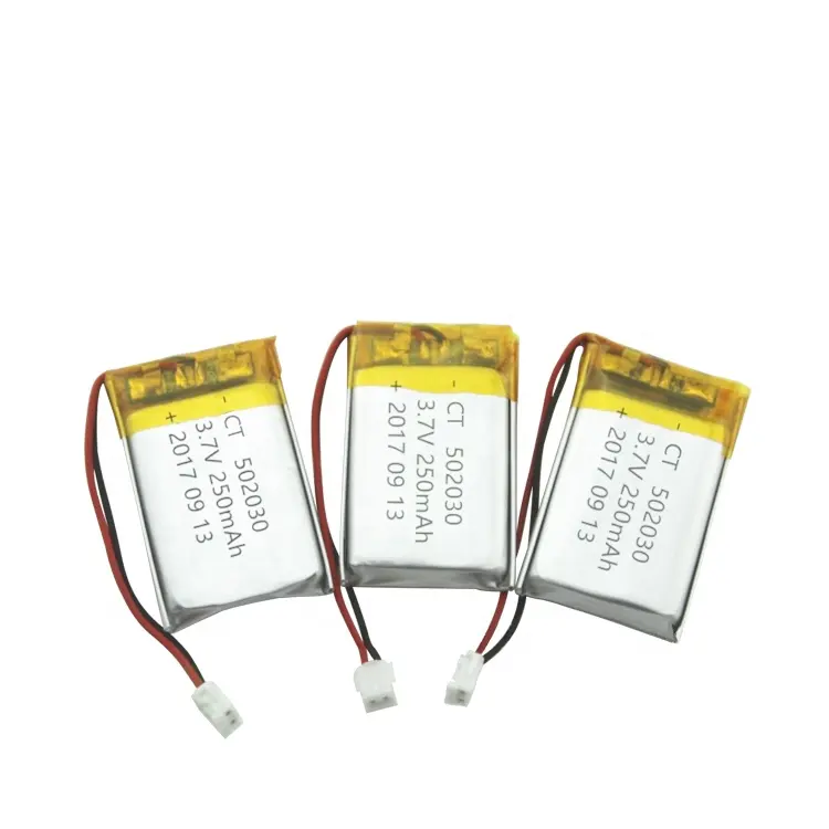 PSE Approved CT502030 New energy Rechargeable Lithium Polymer Battery 3.7v 250mAh for Blue speaker/Mobile DVD/Air purifier