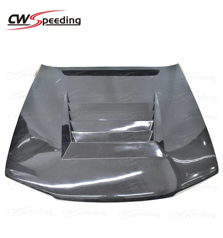 REARY TO SHIP D STYLE CARBON FIBER ENGINE HOOD BONNET FOR NISSAN SKYLINE R32