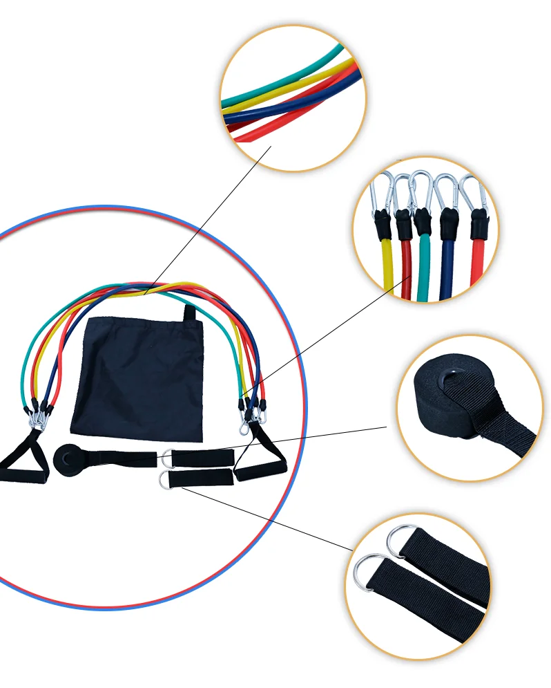 Резинки сопротивления для тренировки фитнес