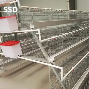 2017 new design high quality broiler chicken cages for Kenya farms