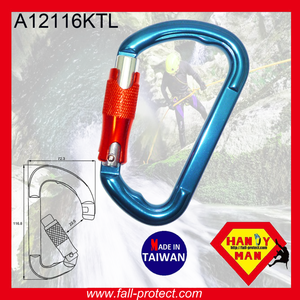 Mousqueton en aluminium à verrouillage rapide pour l'alpinisme - Product Image 3