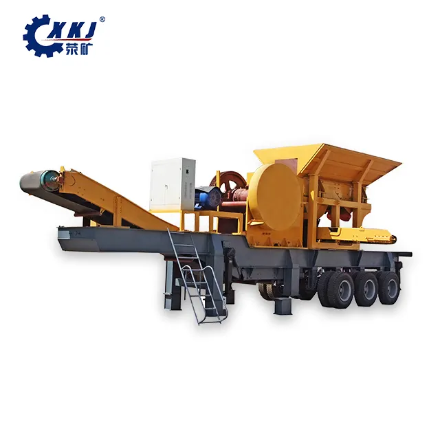 300 tons Per Hour Capacity Tire Mobile Jaw Crusher for Construction Waste