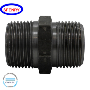 Sfenry ASME B16.11 Nhà Máy Mạ Kẽm Thép Carbon Chủ Đề Hình Lục Giác Núm Vú - Product Image 1