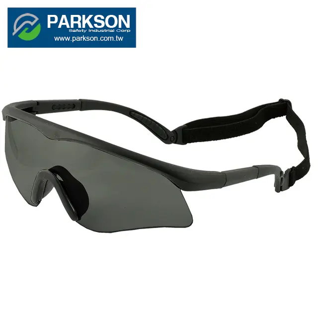 PARKSON แว่นตาแบบขีปนาวุธ,แว่นตากันกระสุน ANSI Z87.1 SS-2460ป้องกันสายตาทหารตำรวจยิงควัน
