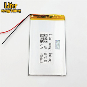 Lipo Tablet PC 3,7 V 3075115 battery rechargeable 4000 mah Polymer battery li-polímero - Product Image 2