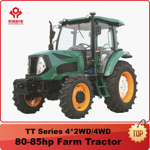 80hp 4WD rueda tractor agrícola con el mejor servicio a la venta - Product Image 1