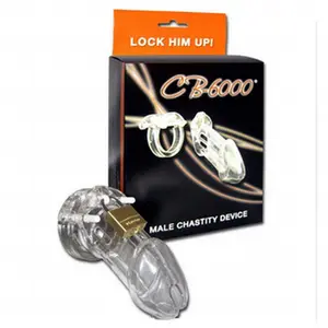 plastic CB6000S male Chastity device cock cage bondage cb6000 sex toy for men