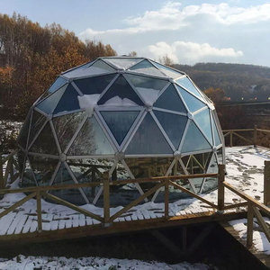 ขนาดที่กำหนดเองวัสดุกลางแจ้งแก้ว Igloo ตั้งแคมป์ Geodesic <span class=keywords><strong>เต็นท์</strong></span><span class=keywords><strong>โดม</strong></span> - Product Image 2