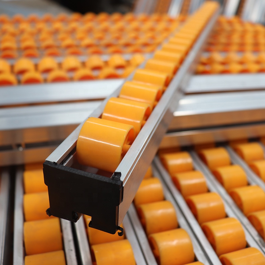 Алюминий с пластиковой цепью, конвейерная лента, роликовый гусеничный круг, промышленная прокладка