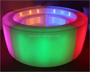 Neues Design Kommerzieller moderner Wein beleuchtete große LED-Barth eke zum Verkauf - Product Image 3