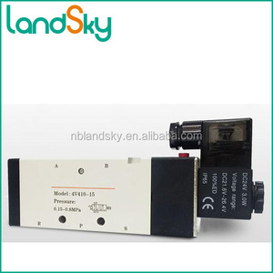 LandSky 5 port 2 vie valvola soleniod 4V410 15 Interno pilota exteranl <span class=keywords><strong>pilot</strong></span> 5 posizione port2 pesare 590g - Product Image 2
