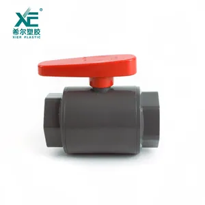 3 Pieces Ball Valve Manufacturer Custom Support Free Sample Newest 1/2"-4" Upvc 3 Pieces Ball Valve