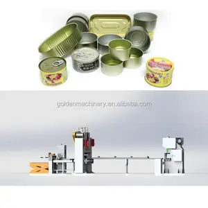 2 개 통조림 식품 기계를 만드는 수, 정어리, 참치, 토마토 페이스트 생산 라인