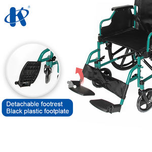 Kaiyang-silla de ruedas KY909B con tapa abatible hacia arriba, con reposabrazos de cuero PU, Manual de acero de lujo - Product Image 4