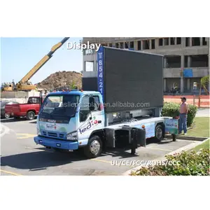 Goedkope led TV billboard Prijs p10 Outdoor full color Vrachtwagen Mobiele LED teken papier Dunne Digit Advertenties screen voor koop