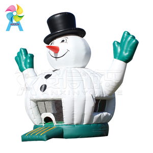 Lớn người tuyết trắng không khí nhà bị trả lại <span class=keywords><strong>Inflatable</strong></span> lâu đài nhảy Trắng nhà bị trả lại thương mại - Product Image 1
