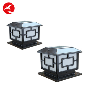 Flyinglighting Solar Courtyard <strong>Light</strong> Outdoor IP65 Waterproof Led 4000K Die-Casting Aluminum Main Gate <strong>Post</strong> Pillar <strong>Light</strong> 2-Year - Product Image 2