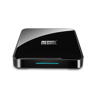 Mecool KM3 ATV Google Bersertifikat Android 9.0 TV Box S905x2 Double Wifi dengan 4K HDR Android TV Streaming Media Player Smart TV Box