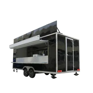 NEW outdoor mobile bubble tea food cart truck cotton candy kiosk mobile food truck for sale