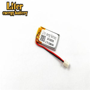 Plug 2.5-2 P 502030 350 mah 3.7 v lipo battery Rechargeable solar li ion polymer lithium battery with PCM - Product Image 2