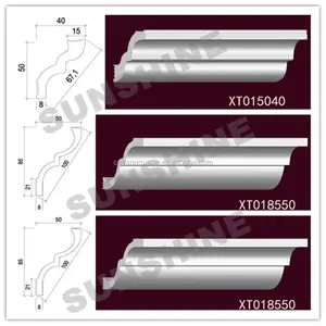 Espuma de poliestireno extruido xps de techo cornisa