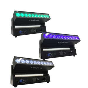 줌 led 무대 바 빛 DMX leahua RGBW powercon/아웃 이동 헤드 무대 벽 세탁기