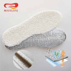 Cómodas plantillas de invierno con fieltro de lana cálido y papel de aluminio para estaciones frías - Product Image 1