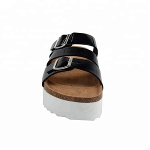 <span class=keywords><strong>Sandali</strong></span> bio con plateau in sughero da <span class=keywords><strong>donna</strong></span> in <span class=keywords><strong>argento</strong></span> nuovo arrivo - Product Image 6