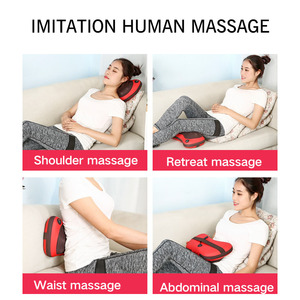 Maijing Adjustable Smart Electric Shiatsu <strong>Back</strong> Shoulder and Neck <strong>Massager</strong> 2020 Kneading Massage Neck Pillow Private Label <strong>Heat</strong> - Product Image 4