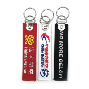 <span class=keywords><strong>Portachiavi</strong></span> in Tessuto Personalizzato AI-MICH di Alta Qualità <span class=keywords><strong>con</strong></span> Ricamo di Testo, Gadget Promozionale Novità - Product Image 4