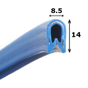 <span class=keywords><strong>Profil</strong></span> <span class=keywords><strong>de</strong></span> protection en PVC, 2 plaques, bords métalliques - Product Image 4