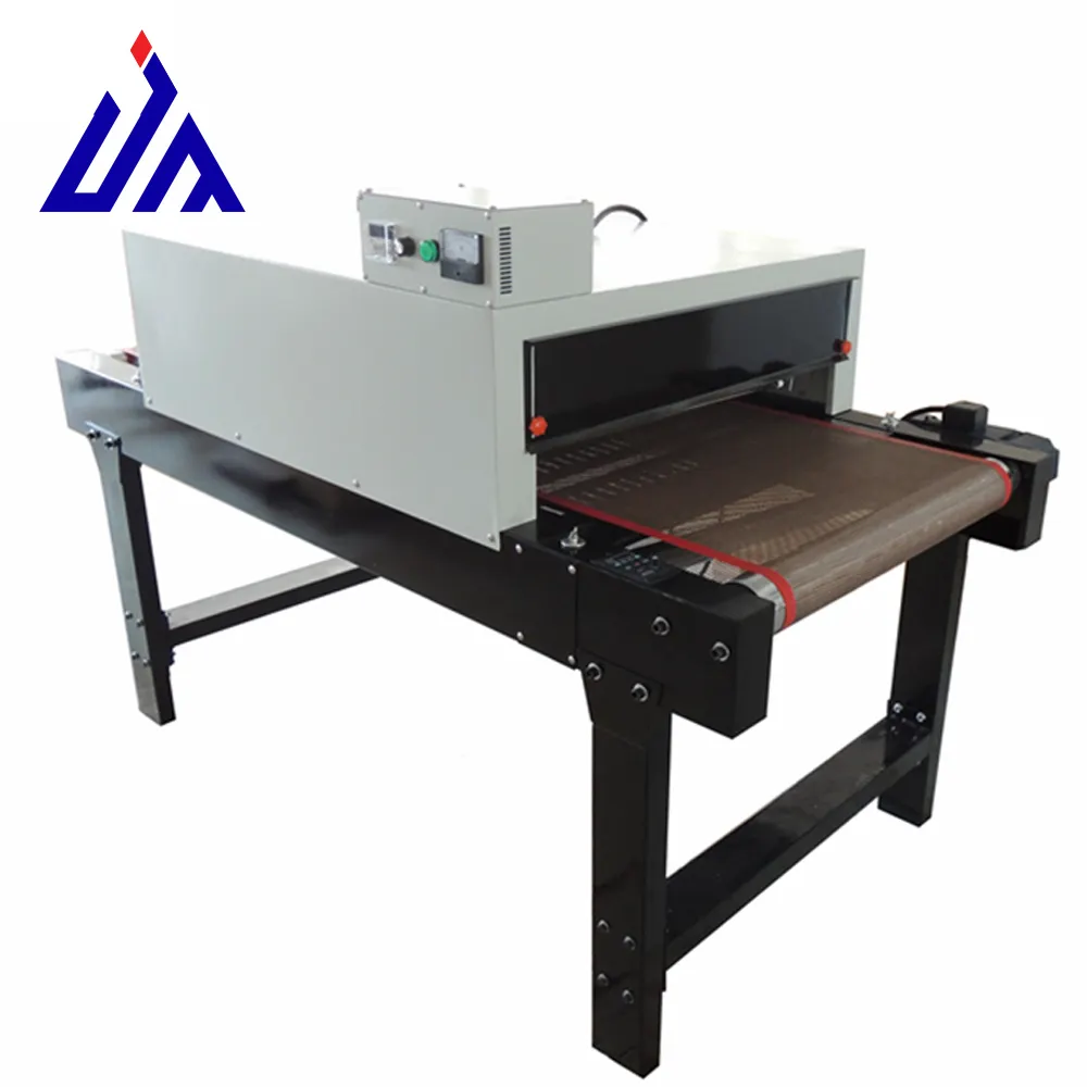 screen printing tunnel dryer machine with electric conveyor belt for T-shirt dryer