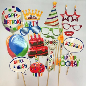 Kit Decorazioni per Feste <span class=keywords><strong>di</strong></span> <span class=keywords><strong>Compleanno</strong></span> e Riunioni <span class=keywords><strong>di</strong></span> Classe, Accessori per Foto Booth, Articoli per Bambini - Product Image 1