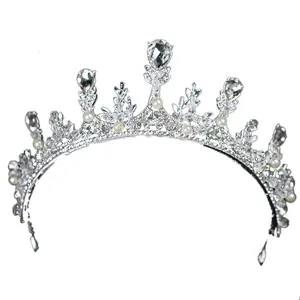 Grain Headdress Hair Accessory Crown Wedding Accessory Crystal Crown