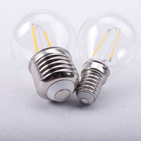 Çeşitli renkli 110v 220v 1w 2w G45 led filament ampul ile E26 E27
