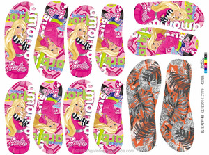 Eva truyền nhiệt dán cho dép biểu tượng tùy chỉnh tự làm của bạn in Dép Flip Flops thiết kế 2D truyền nhiệt in ấn phim - Product Image 6