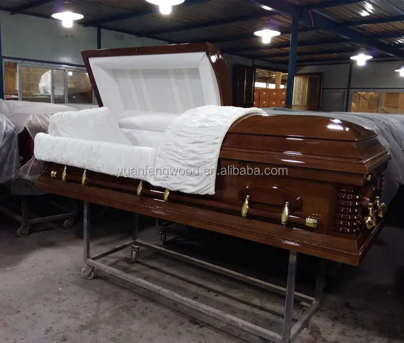 SUMMERVILLE Casket Pemakaman Pemakaman dengan Lapisan Peti dan Gagang Peti