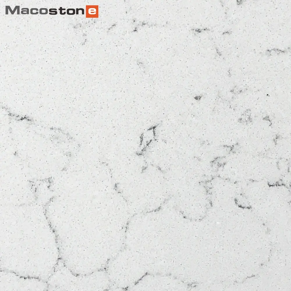 Pavimenti in marmo, Bianco Artificiale Del Quarzo Lastra di Pietra Del Pavimento di Piastrelle per Pavimenti