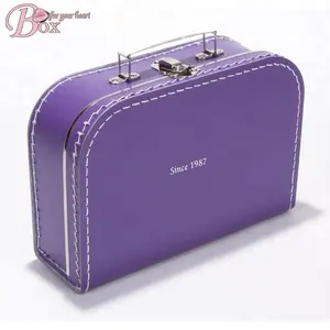 Desenli zarif güzel sektörü dekoratif mini bavul kutusu