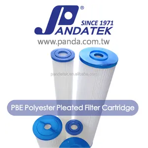 Pp 20 "Wasbaar Polyester Geplooide Filterpatroon Voor Zwembad