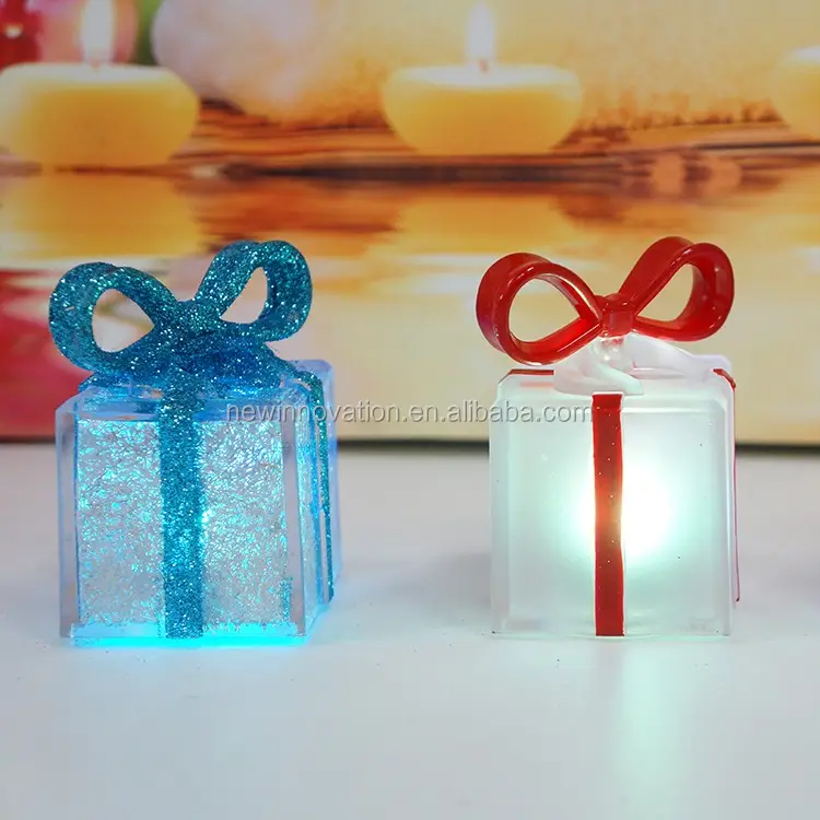 1L slow flickering color LED light plastic gift box gift item