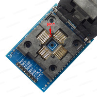 Adaptador ISP JTAG TQFP44-DIP40 AVR, ATMEGA16 ATMEGA32 para RT809H TL866II