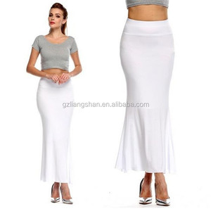 <span class=keywords><strong>Jupe</strong></span> maxi en coton noir, vêtements d'été, plus populaire, jupes longues blanches - Product Image 1