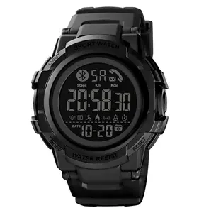 Skmei 1501 montre intelligente avec moniteur de fréquence cardiaque multifonction podomètre intelligent personnalisé hommes montre numérique étanche pour le sport