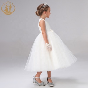 Vestido <span class=keywords><strong>de</strong></span> baile <span class=keywords><strong>de</strong></span> alta calidad para niñas, encaje <span class=keywords><strong>de</strong></span> tul, sin mangas, <span class=keywords><strong>primera</strong></span> <span class=keywords><strong>comunión</strong></span>, 2019 - Product Image 4