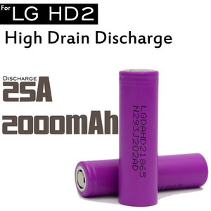 Meistverkauften hohem energieverbrauch li-ion akku 18650 für lg 2000 mah <span class=keywords><strong>3</strong></span>.7v - Product Image 1