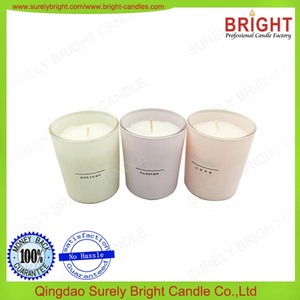 Vela en vidrio deslustrado vaso cristal artesanía regalo alta calidad fiesta decoración proveedor China - Product Image 6