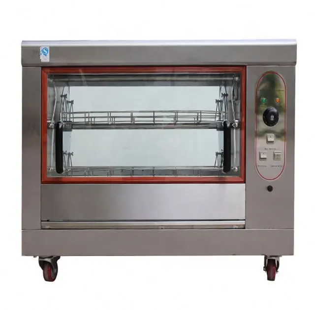 Commercial Electric Single Layer Chicken Oven with Capacity 24pcs whole Chicken/Electric Chicken Rotisserie Machine