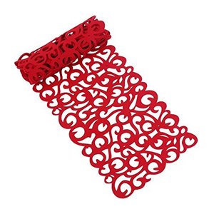 Runner da tavolo in feltro rettangolare con <span class=keywords><strong>taglio</strong></span> Laser su misura per la decorazione della tavola - Product Image 5